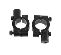 Support De Rétroviseur pour Guidon Moto, 22 Mm, 10, 8, 25 Rallonge Retroviseur(Black 10mm 25mm)
