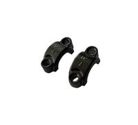 Support de rétroviseur universel à levier de 7/8" 22 mm, support de serrage de maître-cylindre de frein/embrayage, couvercle de fixation, siège, boulons M10, support de base(Black 2)