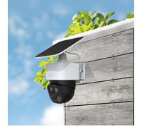 Support de revêtement en vinyle résistant aux intempéries pour caméra extérieure Eufy SoloCam S340 E30 E42 S330 Blanc ABS Installation sécurisée