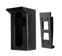 Support de revêtement en vinyle résistant aux intempéries pour sonnette vidéo Ring Video Doorbell, support ABS maintient un angle de vue droit, pour une meilleure surveillance et une sécurité générale