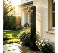 Support de robinet d'eau autoportant extérieur, borne d'incendie de robinet antigel, colonne d'eau de jardin décorative pour cour, camping et paysage de villa(B,Height: 60cm/23.6in)