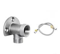 Support de robinet en acier inoxydable 304 pour robinet de 10,2 cm sur les murs de la machine à laver (B)