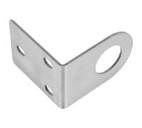 Support de Robinet en Acier Inoxydable, Plaque Murale à Angle Droit | Montage Suspendu Au-dessus de L’évier, Structure Pressée Renforcée, pour Robinets Directs, Eau Chaude et Froide