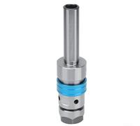 Support de robinet flottant CNC ER avec extension de 6 mm mandrin de taraudage antidérapant pour M2-M30, convient pour fraiseuses et perceuses Acier trempé 20CrMnTi Bleu (GS-D20-TER25-80L)