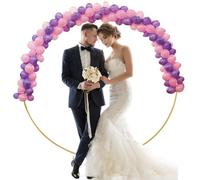 Support de rond,Base pour cadre de guirlandes | Support de cérémonie de mariage rond | Pour La Décoration De Mariage Anniversaire Fête Événements Festival Et Scène