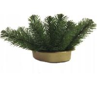Support de roseau de cimetière bateau vert 25 cm