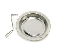 Support de rôtissoire en acier inoxydable pour four, barbecue, dinde, canard, tétras, gril avec plateau, compatible avec les barbecues au charbon de bois