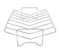 Support De Rôtissoire - Grille De Rôtissage En Acier Inoxydable, Cadre De Cuisson Résistant À La Chaleur, Support D'insertion De Poêle À Dinde, Conception De Viande Surélevée | Convient