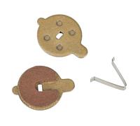 Support de Roue de Moto, béquille de Levage, Plaquettes de Frein à Disque hydrauliques pour Trottinette électrique NIU KQI3 KQI2 Pro, Freins Semi-métalliques, pièces de vélo, 1 Paire