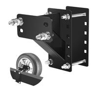 Support de roue de secours en acier au carbone - Montage rapide - Pour 4, 5 et 6 pattes - Changements fréquents de pneus - Porte-pneus de secours - Remorque de bateau