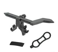 Support de roue de vélo - Outil essentiel pour les réglages et les réparations rapides des roues (noir)