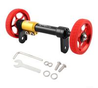 Support de roue de vélo pliable en alliage d'aluminium | Tige de poussée télescopique, poignée extensible pour moyeu de 100 mm à 115 mm, roulements à roulement lisse, léger
