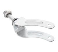 Support de Roue Frontale Argenté en Acier pour Fauteuil Roulant Robuste | Fixation pour Roulette Pivotante, Résistance aux Chocs, Entretien du Matériel, Installation DIY par Technicien ou Utilisateur