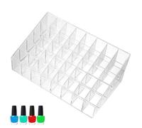 Support de Rouge à lèvres Acrylique - Support de Maquillage Transparent, Organisateur de Stockage cosmétique de Grille | Boîte à Tube à lèvres, diviseur de tiroir de beauté, Rack de comptoir de Table