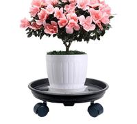 Support de Roulant Plateau mobile à pot de fleurs pour