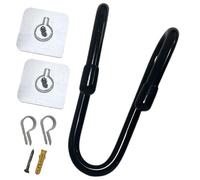 Support de rouleau à pâtisserie réglable en métal pour mur, finition noire rustique, étagère de rangement robuste pour cuisine
