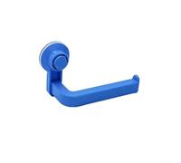 Support de rouleau de papier à ventouse pour salle de bain, montage par perforation pour plus de commodité, solide et fiable (bleu)