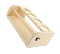 Support de rouleau de papier d'art pour enfants - Organisateur de rouleau de papier artisanal en bois pour la maison, l'école, le dessin, l'écriture, le bureau créatif