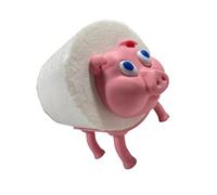 Support de rouleau de papier toilette amusant en forme d'animal pour économiser de l'espace Accessoires de salle de bain Décoration d'intérieur pour petit espace de rangement