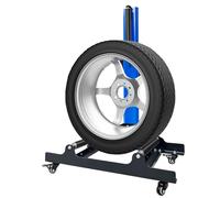 Support de rouleau de pneu robuste pour un nettoyage et des détails efficaces, idéal pour le lavage de voiture, le lavage des jantes et l'application de brillance des pneus