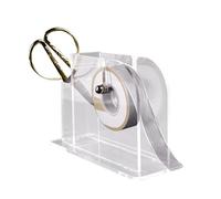 Support de rouleau de ruban transparent, organisateur de ruban - Étagère de rangement avec transparent | Distributeur de rouleaux d'autocollants multi-usages, distributeur d'étiquettes