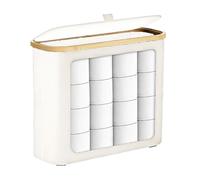 Support de rouleau de salle de bain, panier porte-papier 17 x 7 x 14iToilet pour 12 rouleaux | Accessoires de salle de bain sur pied avec couvercle pour la coiffeuse de cabinet Corner Home Apartment