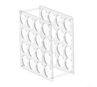 Support de rouleau de vinyle à 16 ou 32 trous en acrylique pour rouleaux de vinyle, papier d'emballage, papier à dessin, fournitures de peinture, art diamant et organisation du papier (32 trous)