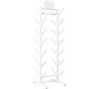 Support de rouleau en mousse à 7 couches avec cadre en acier, étagère de rangement double face pour tapis de yoga - Support de rangement pour équipements sportifs pour gymnases, studios