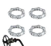 Support de roulement de manivelle de vélo, support de roulement de roue de vélo, 20,6 mm x 7 billes, 4 roulements à billes pour roue de vélo, vélo enfant/vélo extensible, utilisation en acier