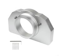 Support de roulement en alliage d'aluminium pour Logitech - Pour volant G25 G27 G29 G920 G923 - Montage stable - Noir et argenté - Robuste et durable à l'intérieur (argenté)