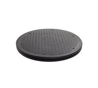 Support de Roulements à Billes en Acier Pivotant Rotatif Robuste de 12 Pouces pour Moniteur TV Plateau Tournant Lazy Susans Forme Ronde Noire
