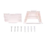 Support de routeur et d'alimentation électrique Support Mural en Plastique ABS pour Gen 3 et V3 Design Peu encombrant Blanc élégant Utilisation au Bureau à Domicile