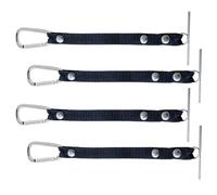 Support de ruban adhésif pour ceinture à outils antirouille | Lot de 4 courroies à outils pour électricien, construction, cloison sèche, maison, entrepôt, travail automobile