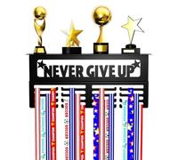 Support de ruban de récompense - Support mural 2 en 1 - Présentoir de trophée de course | Pour sport, gymnastique, football, course à pied, lutte, bureau, maison, athlètes, enfants, filles, garçons