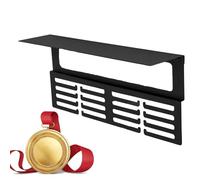 Support de ruban de réussite - 42 x 20 x 3 cm, rail souvenir en acier robuste, cadre de rangement de souvenirs | gagnants du concours de hockey sur gazon, volley-ball, lutte, karaté, marathons