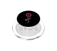 Support de Ruban de Sensibilisation au myélome Multiple - Tournesol - Bordeaux PopSockets PopGrip pour MagSafe