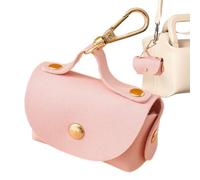 Support de Sac à déjections Canines - 9 x 4 x 7 cm - Distributeur réutilisable en polyuréthane - Boucle de Fixation sécurisée - Conteneur à déchets - pour Parc, Camping, communauté, Maison