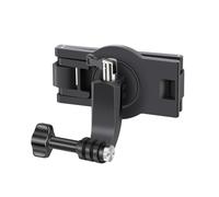 Support de sac à dos pour caméra d'action compatible avec Insta360X4, X3, X2, Ace, One RS et Go3 ; fixation et prise de vue multi-angles ;