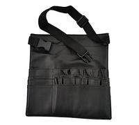 Support de sac banane à pinceaux maquillage pochette cosmétique avec multiples poches ceinture ajustable pour outils cuir PU souple et nylon rangement produits toilette artistes professionnels usage p