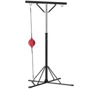 Support de sac de boxe SPORTNOW Réglable en hauteur, support de sac de boxe indépendant avec speedball, jusqu'à 60 kg de charge, acier, noir