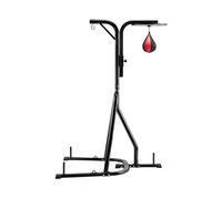 VEVOR Support de sac de frappe 2 en 1 – Autoportant acier, 65 kg, Hauteur réglable, Noir
