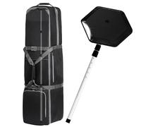 Support de Sac de Golf en d'aluminium, Bras Rigide de Protection de Club de Golf, Bras Rigide Portable pour Voyage en Avion