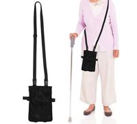 Support De Sac De Jambe,Support De Sac De Drainage Urinaire,Sacs De CathéTer Avec Valve,Housse De Sac De SathéTer DissimuléE De Hohes Volumen Avec Sangle RéGlable Et Fente Invisible(Noir)