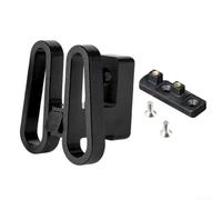 Support de sac de vélo pliable compatible avec Brompton et DAHON pour bloc de transport avant, support de cadre stable à vis pour vélos pliants (noir)