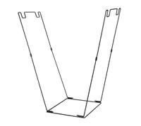 Support de sac poubelle d'extérieur - Système de cadre industriel pour le support de sac poubelle de jardin en acier lourd, support de feuilles durable | Débris paysagers, désherbage, entretien de la