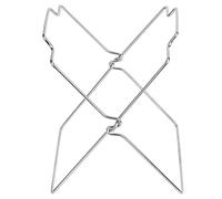 Support de Sac Poubelle Pliable en Acier Inoxydable avec Poignées de Suspension Pratiques pour L'élimination des Déchets de Table, Durable et Peu Encombrant, adapté à la Maison