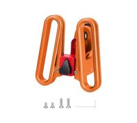 Support de sac pour vélo pliable en alliage d'aluminium pour le rangement quotidien et l'installation du sac avant - Support avant en alliage - Support pliable pour vélo - Matériel de rangement