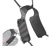 Support de sacoche de selle de moto - 100 x 41 cm - Coussin d'installation en maille imperméable - Base antidérapante pour siège arrière | Accessoires de montage universel pour réservoir de moto pour