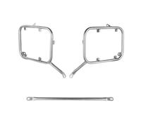 Support De Sacoche Latérale pour Sacoche De Moto pour Kawasaki pour Versys 1000 2019-2021 2022 Porte Bagages de Moto(Argent)