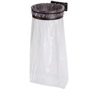 Support de sacs poubelles mural 110 litres Rossignol Ecollecto noir Noir G